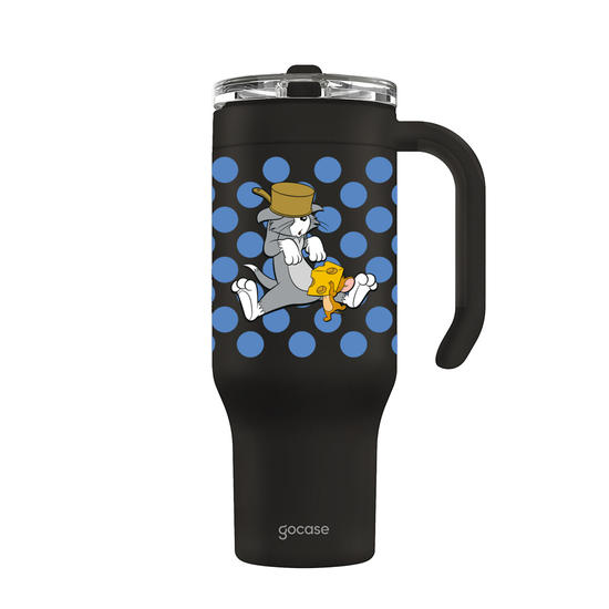 Copo Térmico Life + Ebook - Tom & Jerry - Póa