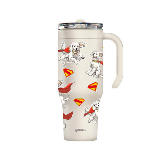 Copo Térmico Life - Superman: Legacy - Kryto Pattern