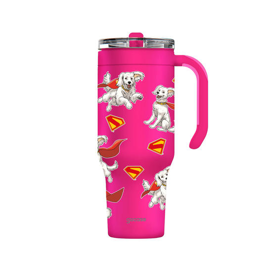 Copo Térmico Life + Ebook -  Superman: Legacy - Kryto Pattern