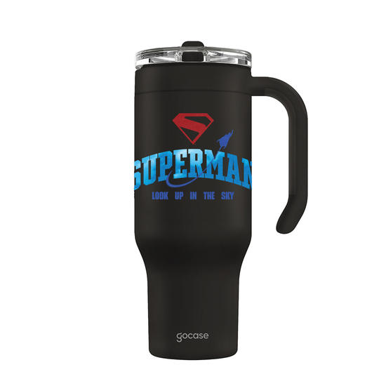 Copo Térmico Life + Ebook -  Superman: Legacy - College