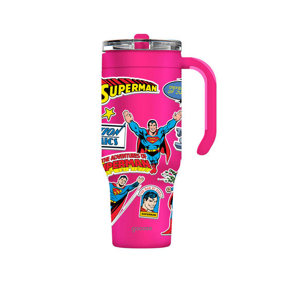 Copo Térmico Life + Ebook -  Superman - Stickers