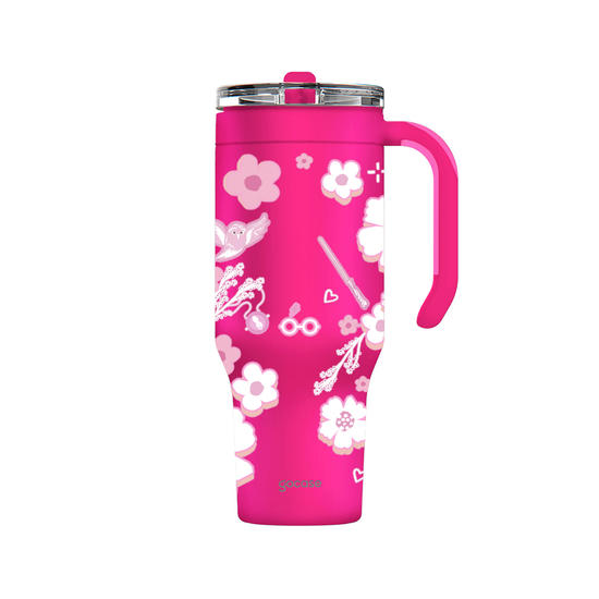 Copo Térmico Life + Ebook -  Harry Potter - Cherry Blossom