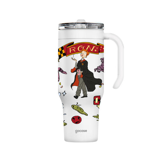 Copo Térmico Life + Ebook -  Harry Potter - Coisas do Rony