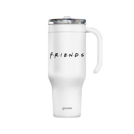 Copo Térmico Life + Ebook -  Friends - Logo Minimalista