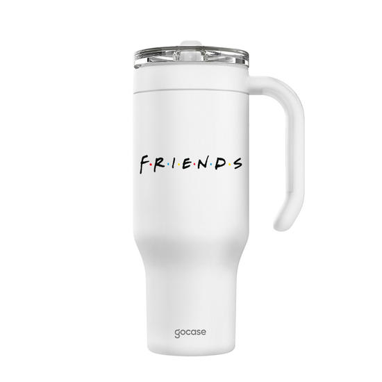 Copo Térmico Life + Ebook -  Friends - Logo Minimalista