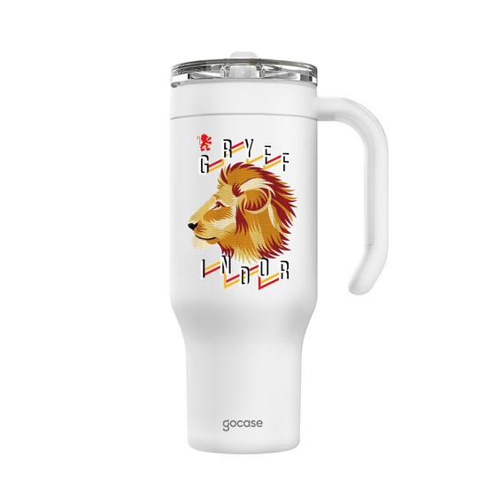 Copo Térmico Life + Ebook - Harry Potter - Gryffindor Legacy