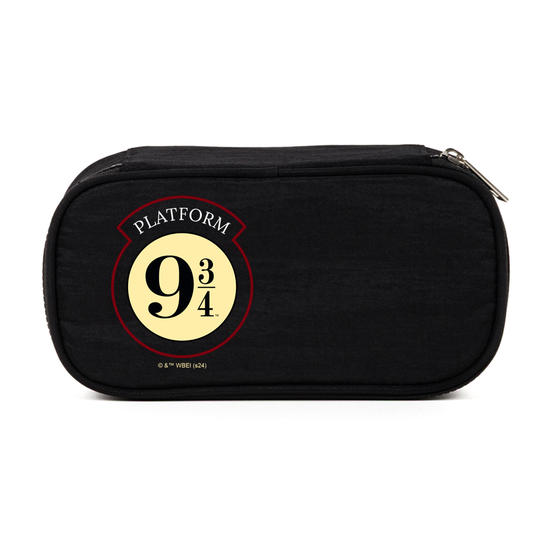 Estojo Box Fun Preto - Harry Potter - Plataforma 9 3/4 Moldura