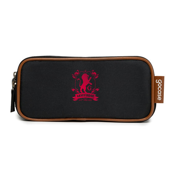 Estojo Slim Preto - Harry Potter - Casa Gryffindor