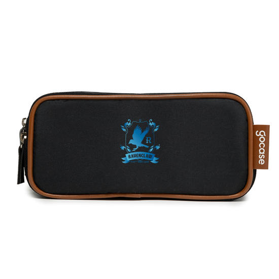 Estojo Slim Preto - Harry Potter - Casa Ravenclaw
