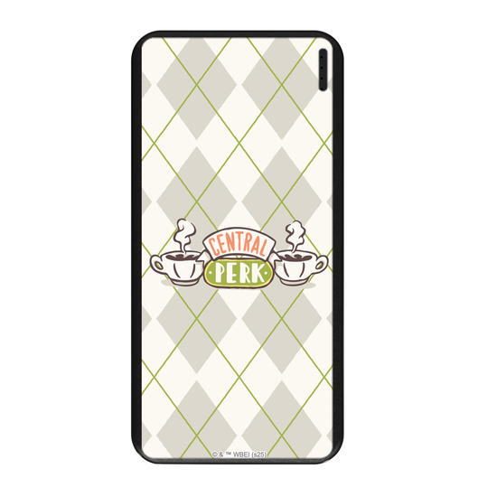 Carregador Portátil Fast Charge -  Friends - Central Perk Xadrez