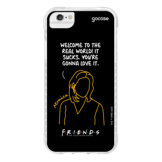 Capinha para celular Friends - Welcome to the real world