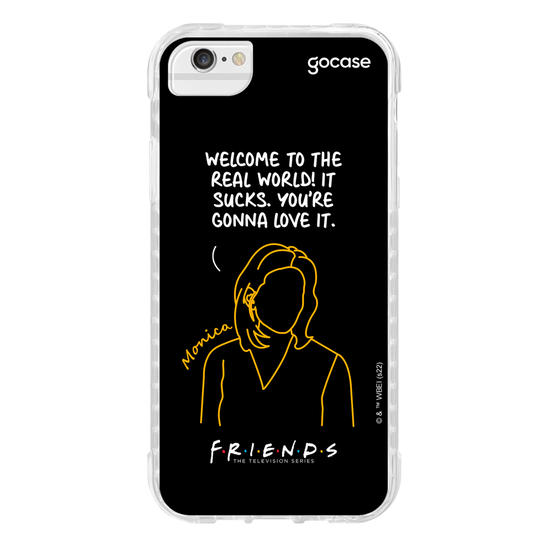 Capinha para celular Friends - Welcome to the real world