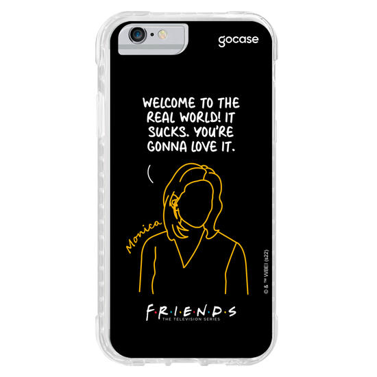 Capinha para celular Friends - Welcome to the real world