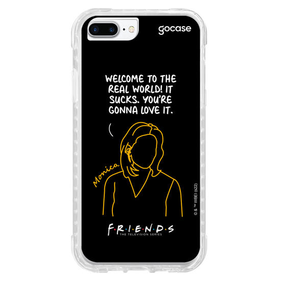 Capinha para celular Friends - Welcome to the real world