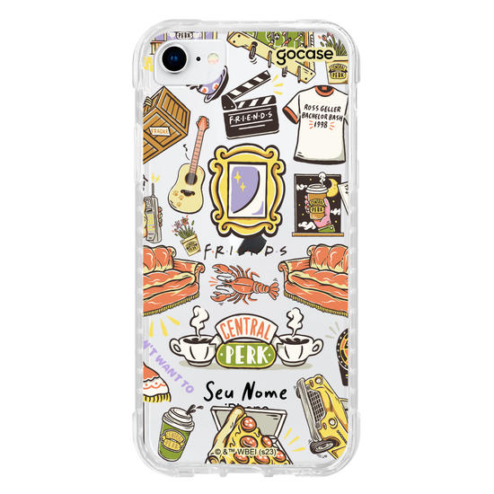 Capinha para celular Friends - Pattern Old School