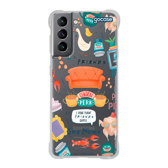 Capinha para celular Friends - Pattern Central Perk Capinha para celular Friends - Pattern Central Perk