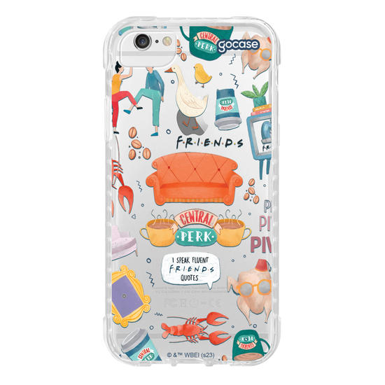Capinha para celular Friends - Pattern Central Perk