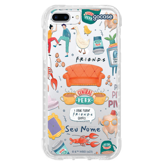 Capinha para celular Friends - Pattern Central Perk Capinha para celular Friends - Pattern Central Perk