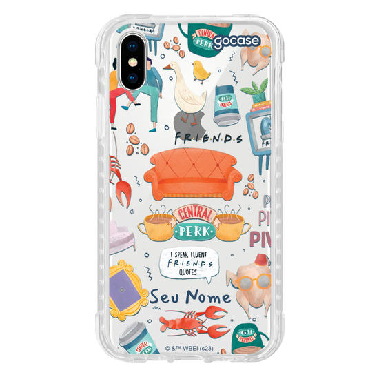 Capinha para celular Friends - Pattern Central Perk