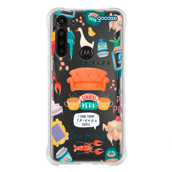 Capinha para celular Friends - Pattern Central Perk Capinha para celular Friends - Pattern Central Perk