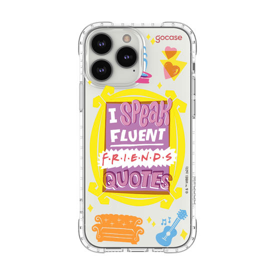Capinha para celular Friends - Fluent Friends Quotes