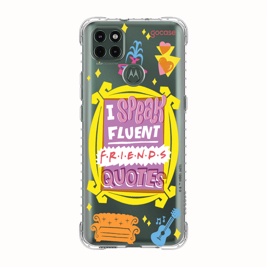 Capinha para celular Friends - Fluent Friends Quotes