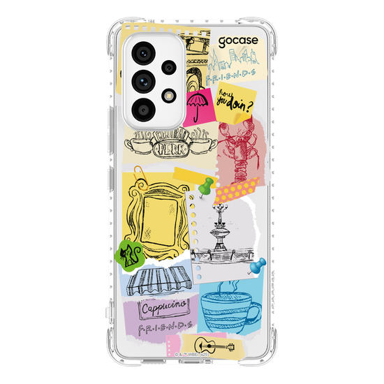 Capinha para celular  Friends - Paper Collage