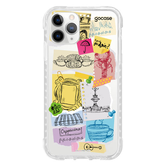 Capinha para celular  Friends - Paper Collage