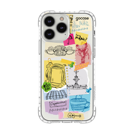 Capinha para celular  Friends - Paper Collage