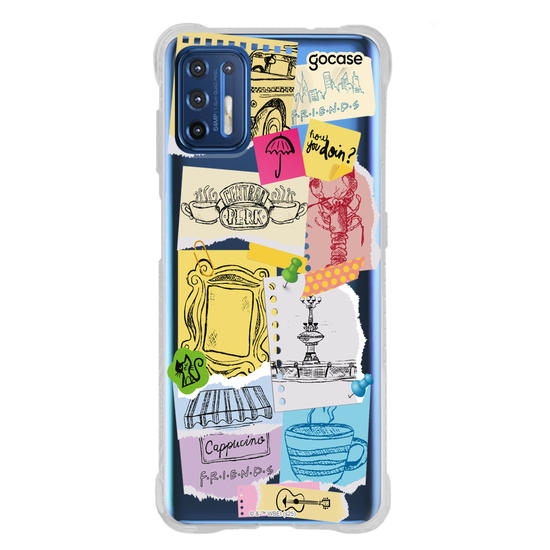Capinha para celular  Friends - Paper Collage
