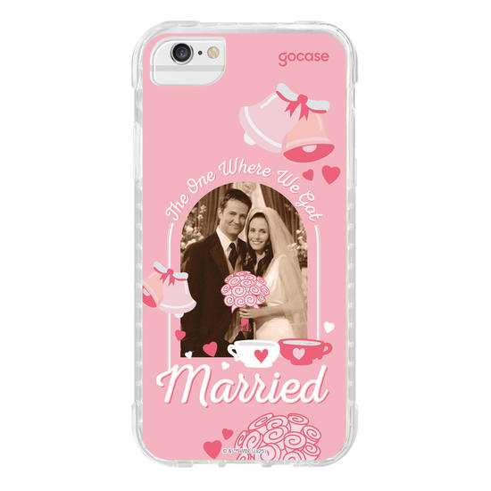 Capinha para celular  Friends - Monica & Chandler - Wedding Day