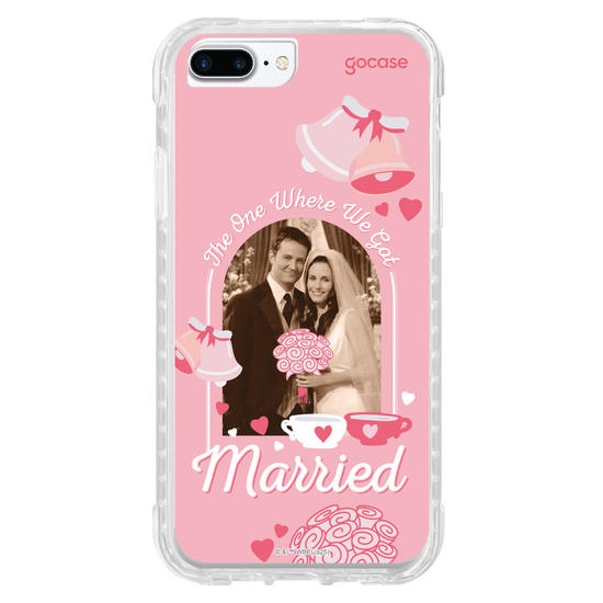 Capinha para celular  Friends - Monica & Chandler - Wedding Day