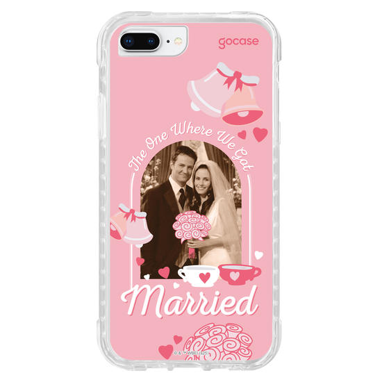 Capinha para celular  Friends - Monica & Chandler - Wedding Day