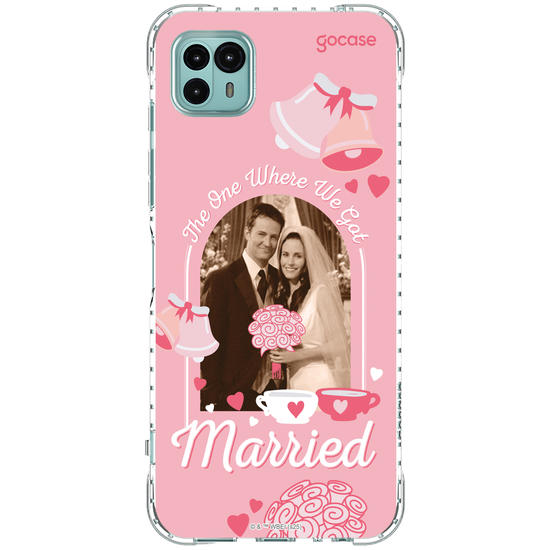 Capinha para celular  Friends - Monica & Chandler - Wedding Day
