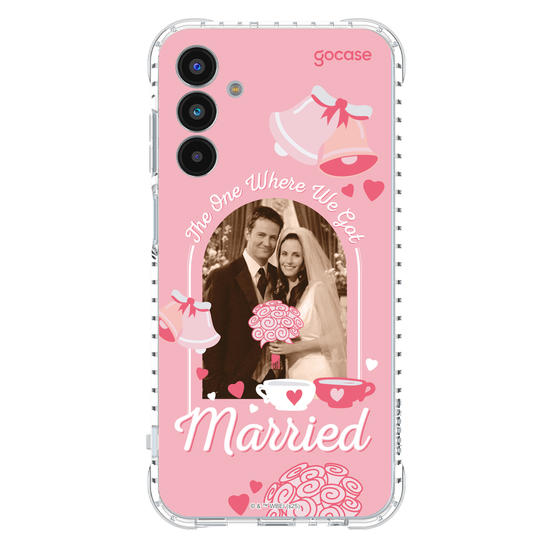 Capinha para celular  Friends - Monica & Chandler - Wedding Day