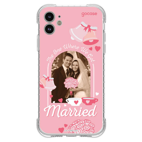 Capinha para celular  Friends - Monica & Chandler - Wedding Day