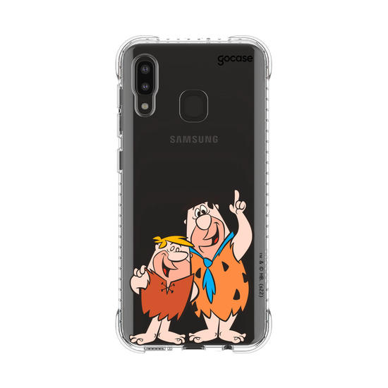 Capinha para celular Os Flintstones - Fred Flintstone e Barney Rubble