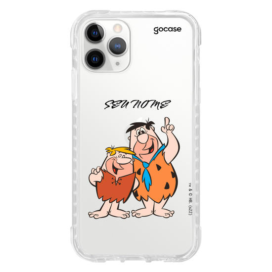 Capinha para celular Os Flintstones - Fred Flintstone e Barney Rubble