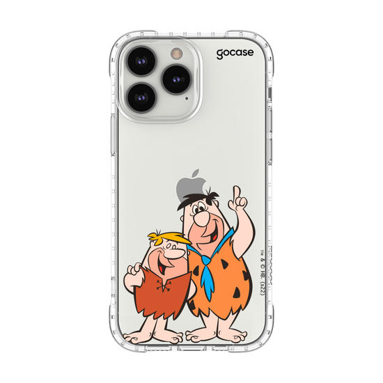Capinha para celular Os Flintstones - Fred Flintstone e Barney Rubble