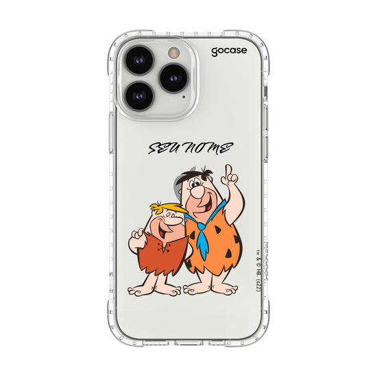 Capinha para celular Os Flintstones - Fred Flintstone e Barney Rubble