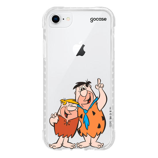 Capinha para celular Os Flintstones - Fred Flintstone e Barney Rubble