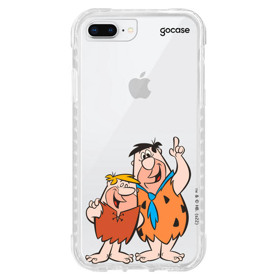 Capinha para celular Os Flintstones - Fred Flintstone e Barney Rubble