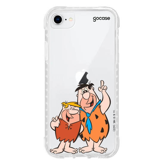 Capinha para celular Os Flintstones - Fred Flintstone e Barney Rubble