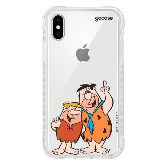 Capinha para celular Os Flintstones - Fred Flintstone e Barney Rubble
