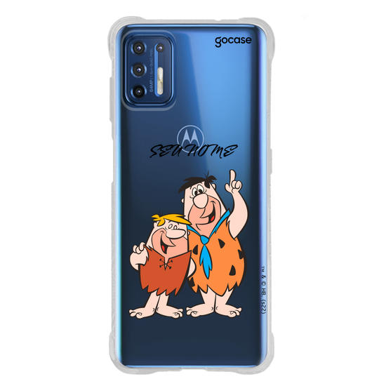 Capinha para celular Os Flintstones - Fred Flintstone e Barney Rubble