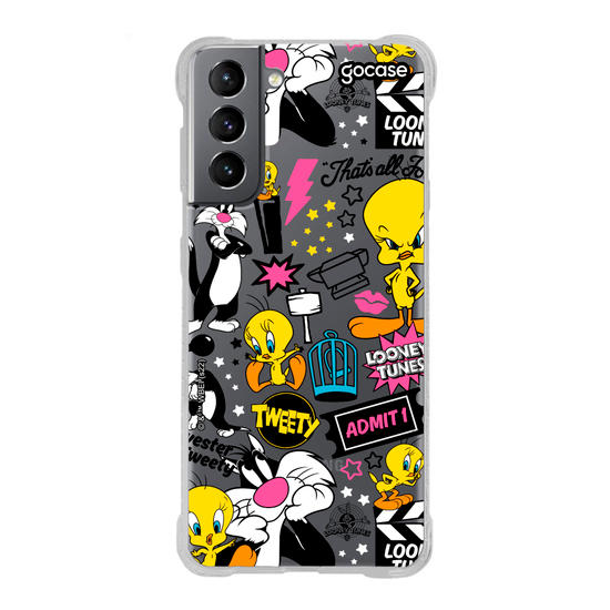 Capinha para celular Looney Tunes - Frajola e Piu Piu