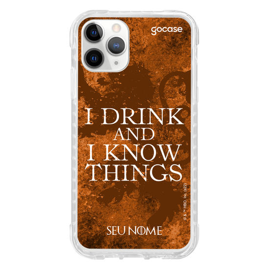 Capinha para celular Game of Thrones - Drink