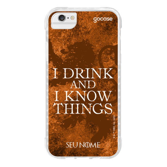 Capinha para celular Game of Thrones - Drink
