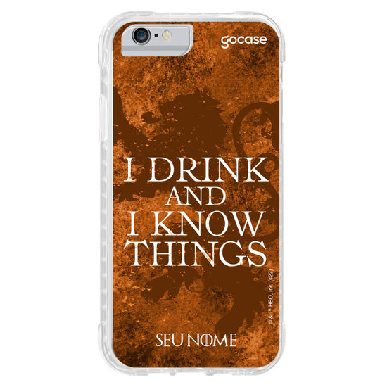 Capinha para celular Game of Thrones - Drink