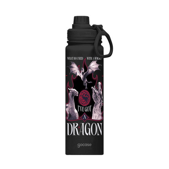Garrafa Térmica Fresh + Ebook - House Of The Dragon - Dragon Rider